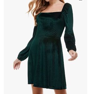 City Studio Emerald Green Midi Dress Size 11 (D)